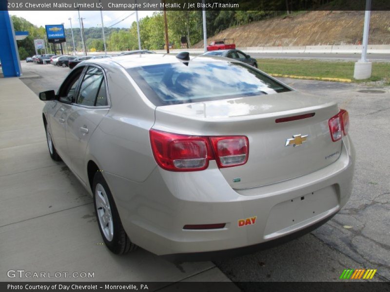 Champagne Silver Metallic / Jet Black/Titanium 2016 Chevrolet Malibu Limited LS
