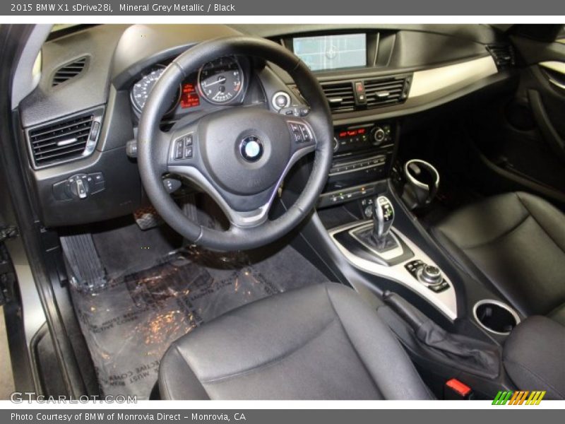 Mineral Grey Metallic / Black 2015 BMW X1 sDrive28i