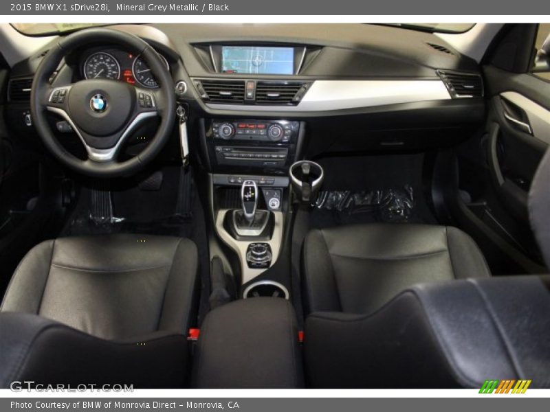 Mineral Grey Metallic / Black 2015 BMW X1 sDrive28i