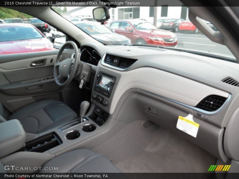 Silver Ice Metallic / Dark Titanium/Light Titanium 2016 Chevrolet Traverse LS