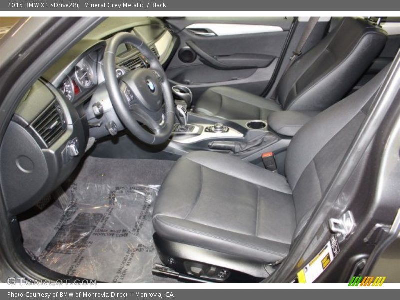 Mineral Grey Metallic / Black 2015 BMW X1 sDrive28i