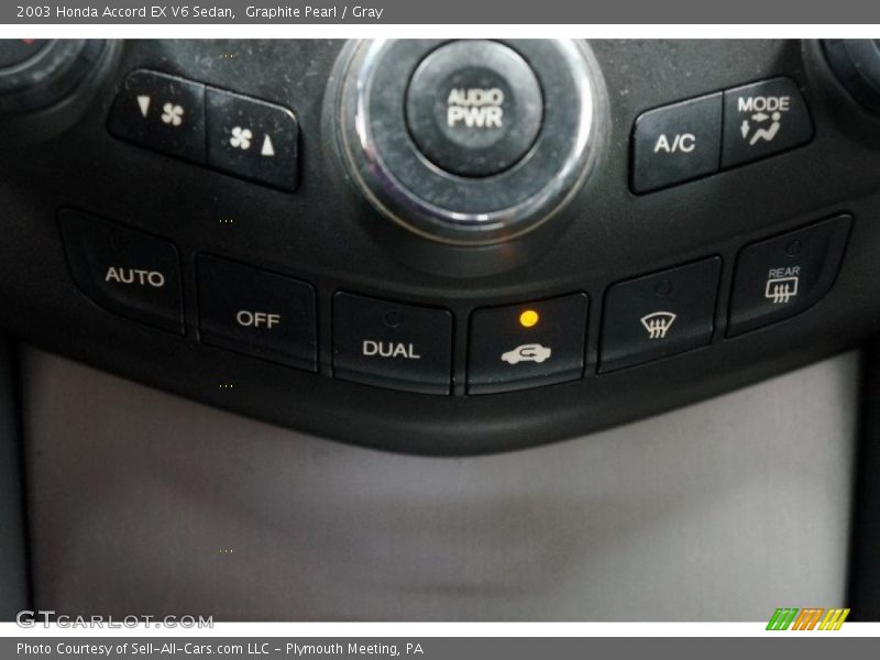 Graphite Pearl / Gray 2003 Honda Accord EX V6 Sedan