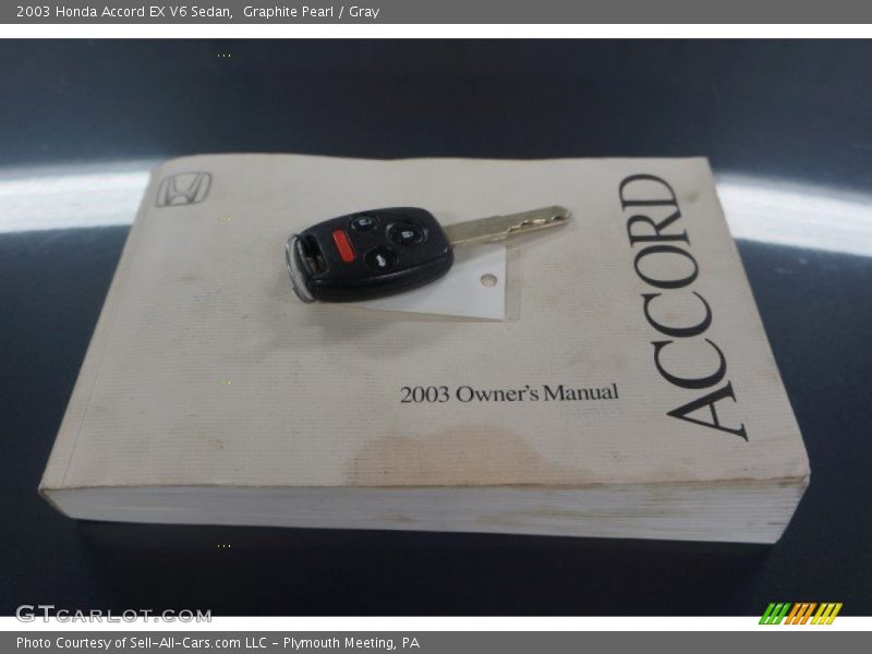 Graphite Pearl / Gray 2003 Honda Accord EX V6 Sedan