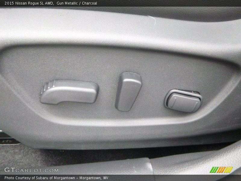 Gun Metallic / Charcoal 2015 Nissan Rogue SL AWD