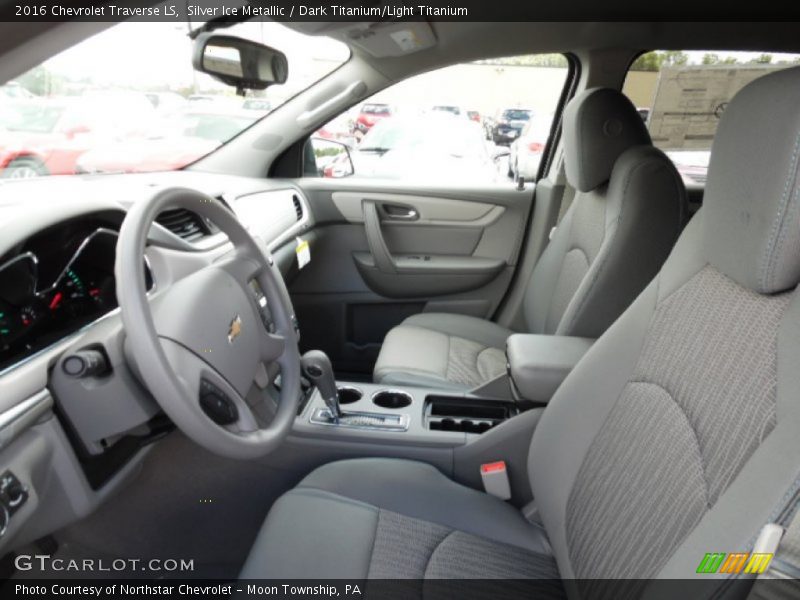Silver Ice Metallic / Dark Titanium/Light Titanium 2016 Chevrolet Traverse LS