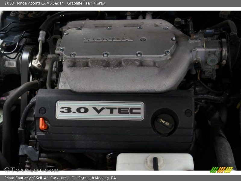 Graphite Pearl / Gray 2003 Honda Accord EX V6 Sedan