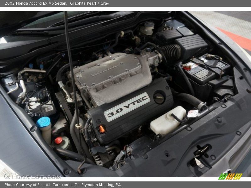 Graphite Pearl / Gray 2003 Honda Accord EX V6 Sedan