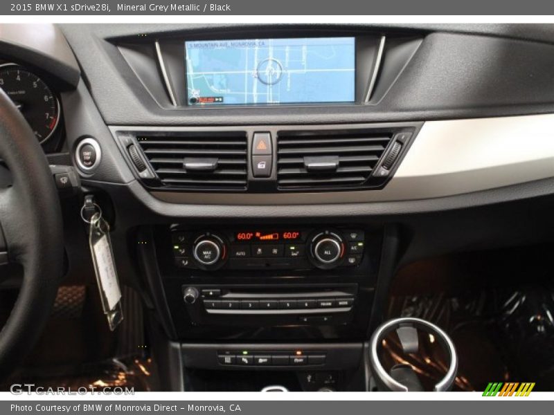 Mineral Grey Metallic / Black 2015 BMW X1 sDrive28i
