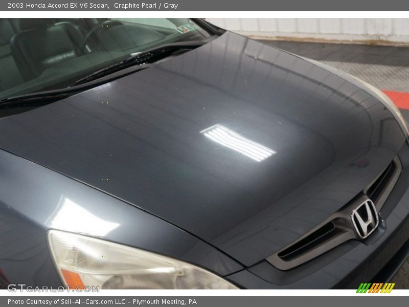 Graphite Pearl / Gray 2003 Honda Accord EX V6 Sedan