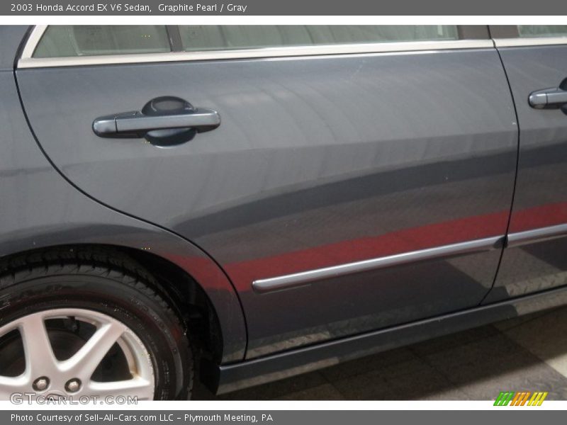 Graphite Pearl / Gray 2003 Honda Accord EX V6 Sedan