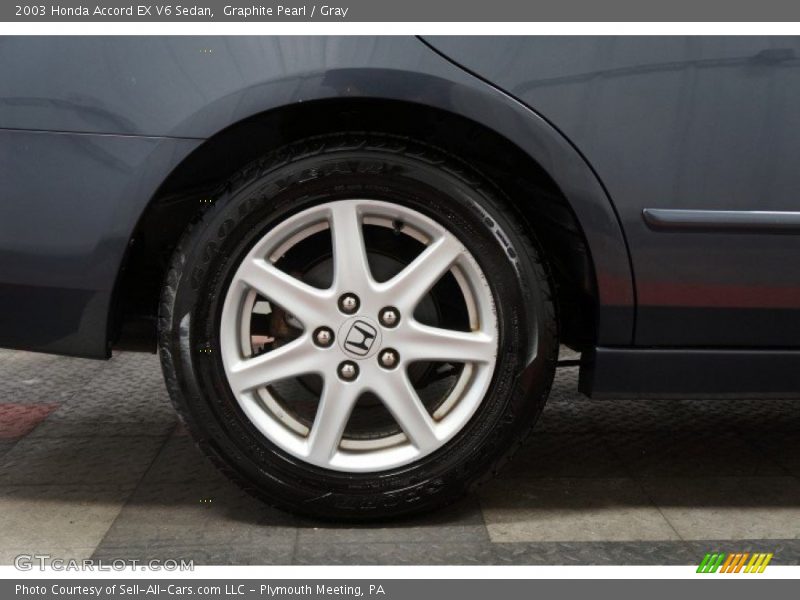 Graphite Pearl / Gray 2003 Honda Accord EX V6 Sedan