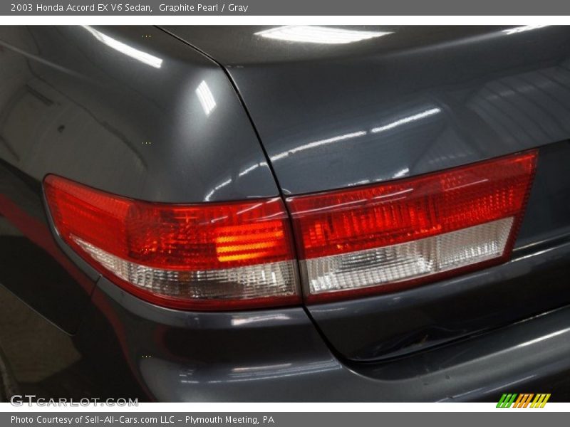 Graphite Pearl / Gray 2003 Honda Accord EX V6 Sedan