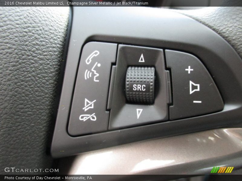 Champagne Silver Metallic / Jet Black/Titanium 2016 Chevrolet Malibu Limited LS