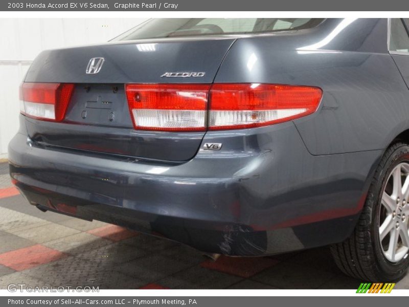 Graphite Pearl / Gray 2003 Honda Accord EX V6 Sedan