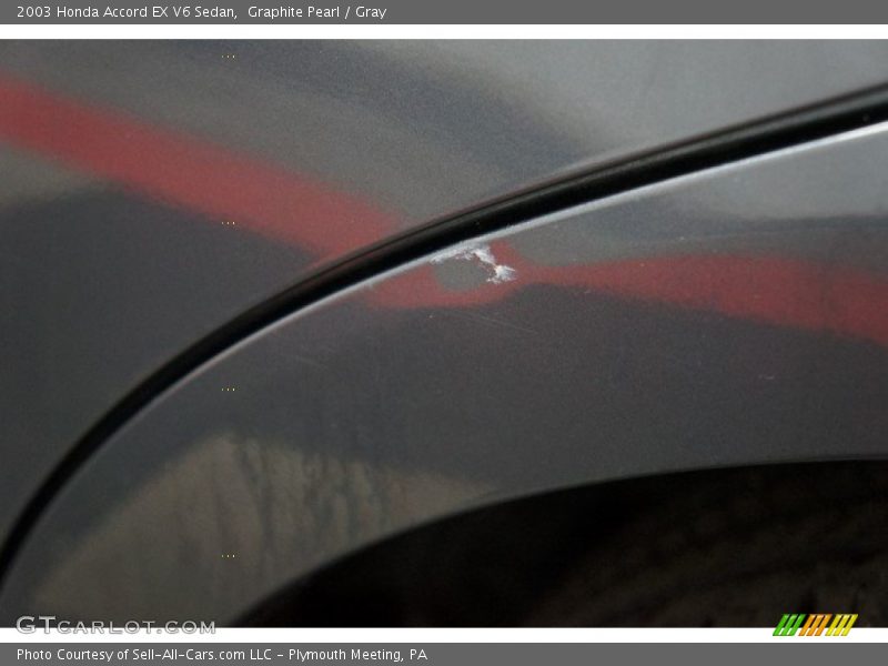 Graphite Pearl / Gray 2003 Honda Accord EX V6 Sedan