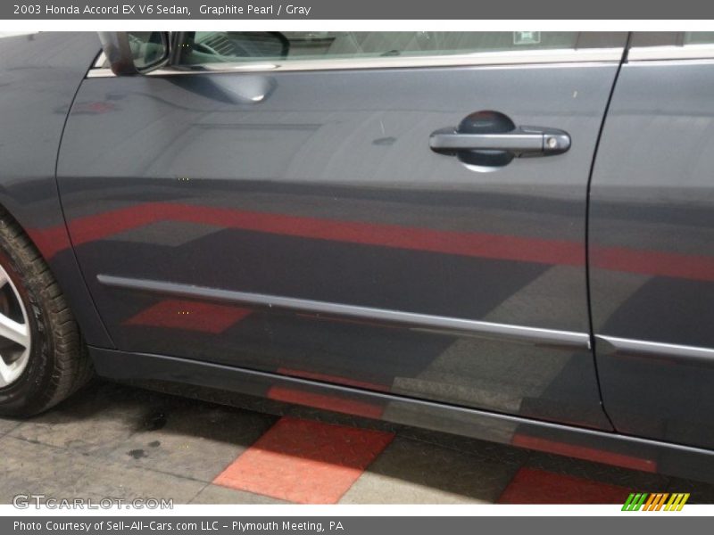 Graphite Pearl / Gray 2003 Honda Accord EX V6 Sedan