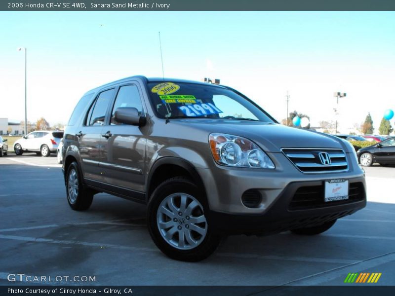 Sahara Sand Metallic / Ivory 2006 Honda CR-V SE 4WD