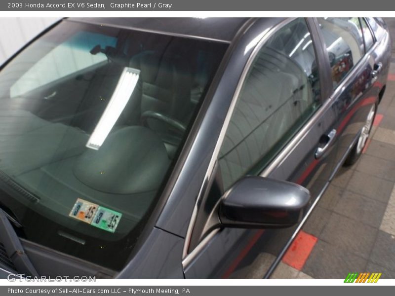 Graphite Pearl / Gray 2003 Honda Accord EX V6 Sedan