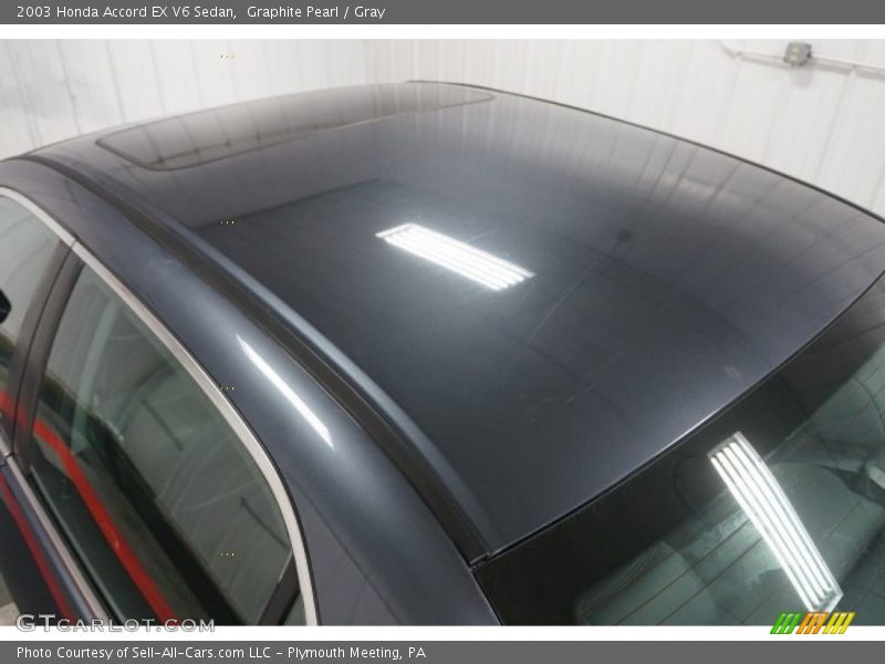 Graphite Pearl / Gray 2003 Honda Accord EX V6 Sedan
