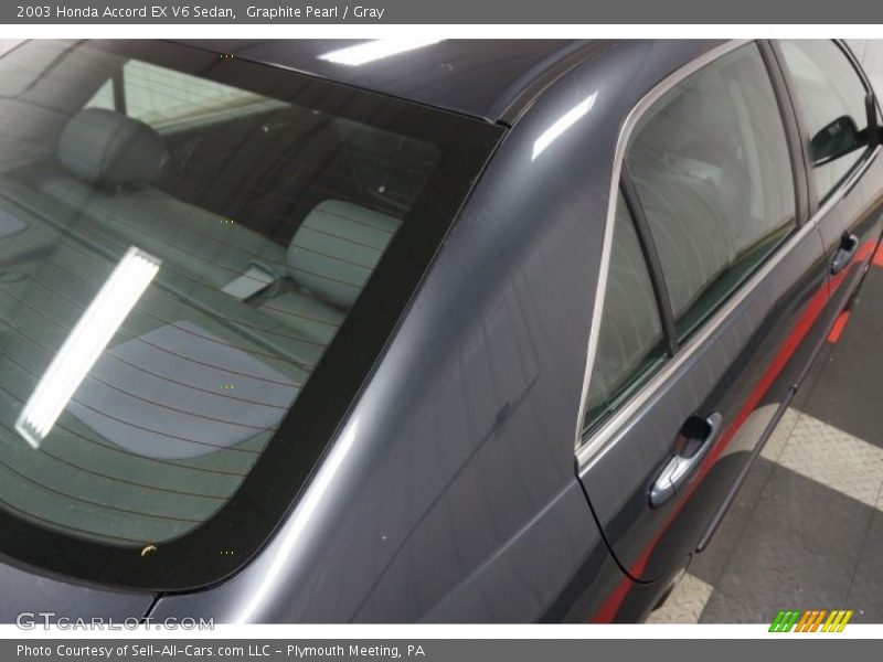 Graphite Pearl / Gray 2003 Honda Accord EX V6 Sedan