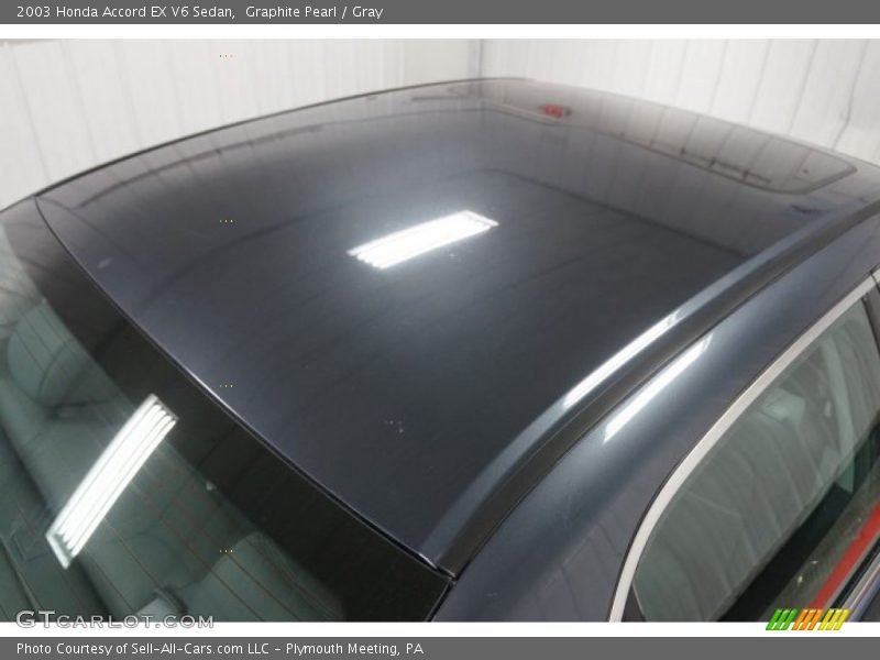 Graphite Pearl / Gray 2003 Honda Accord EX V6 Sedan