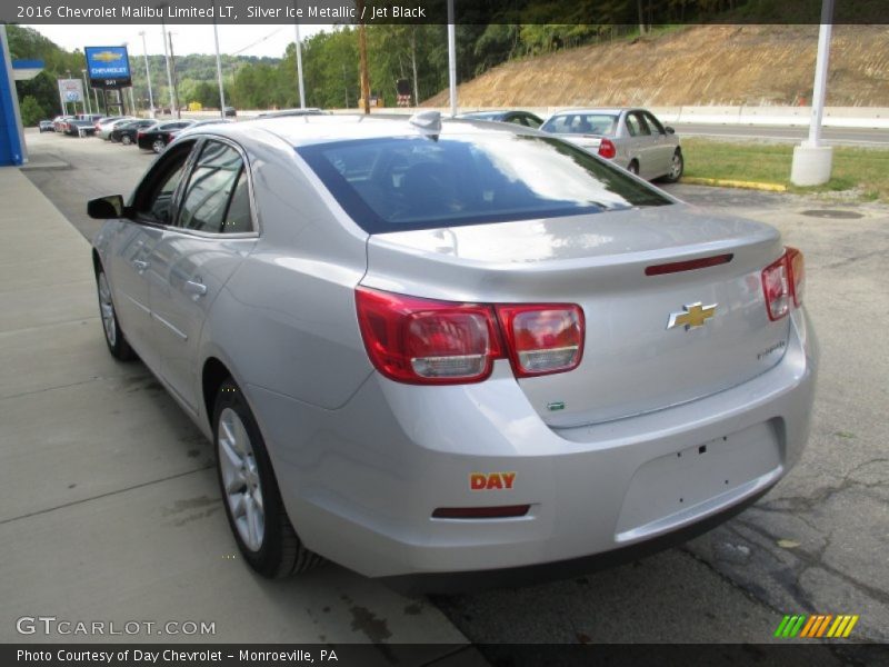 Silver Ice Metallic / Jet Black 2016 Chevrolet Malibu Limited LT