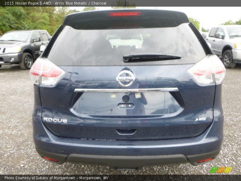 Arctic Blue Metallic / Charcoal 2015 Nissan Rogue S AWD