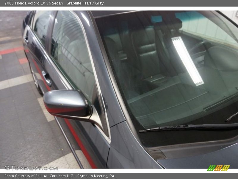 Graphite Pearl / Gray 2003 Honda Accord EX V6 Sedan