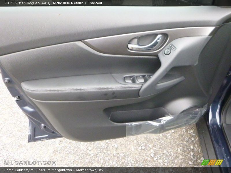 Arctic Blue Metallic / Charcoal 2015 Nissan Rogue S AWD