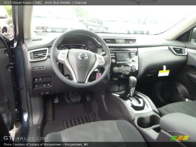 Arctic Blue Metallic / Charcoal 2015 Nissan Rogue S AWD