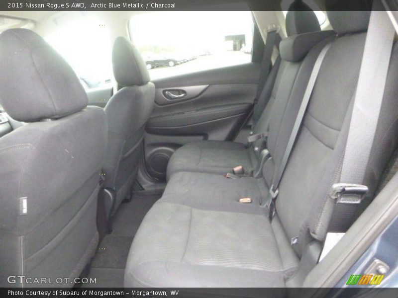 Arctic Blue Metallic / Charcoal 2015 Nissan Rogue S AWD