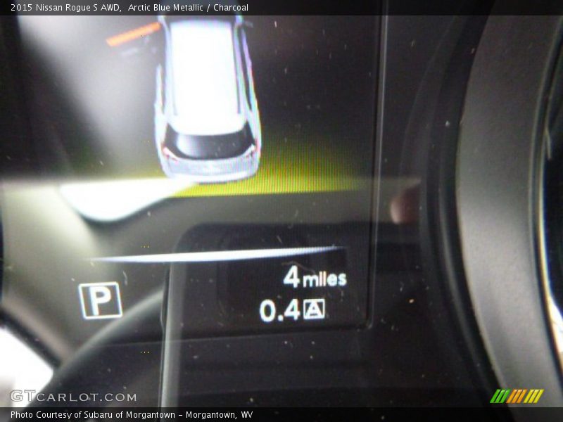 Arctic Blue Metallic / Charcoal 2015 Nissan Rogue S AWD