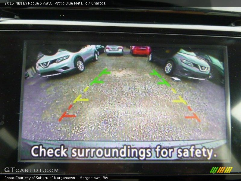 Arctic Blue Metallic / Charcoal 2015 Nissan Rogue S AWD