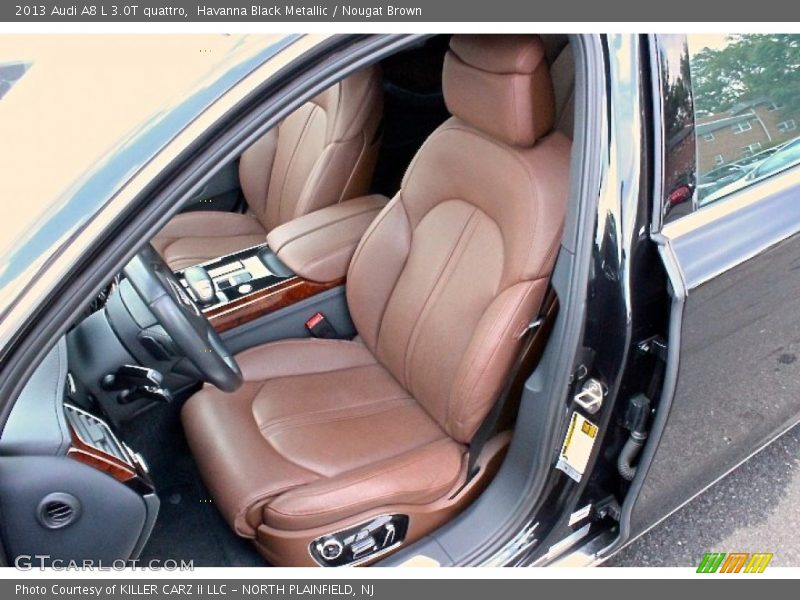 Front Seat of 2013 A8 L 3.0T quattro
