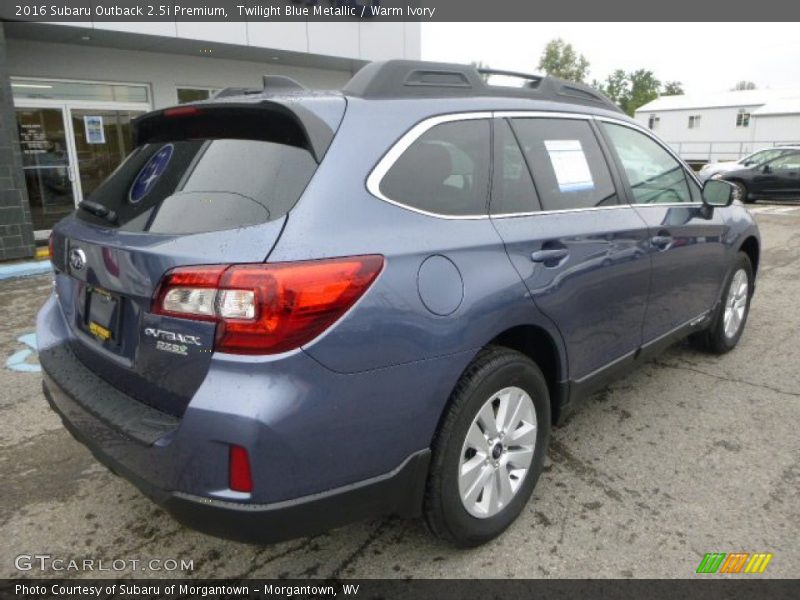 Twilight Blue Metallic / Warm Ivory 2016 Subaru Outback 2.5i Premium