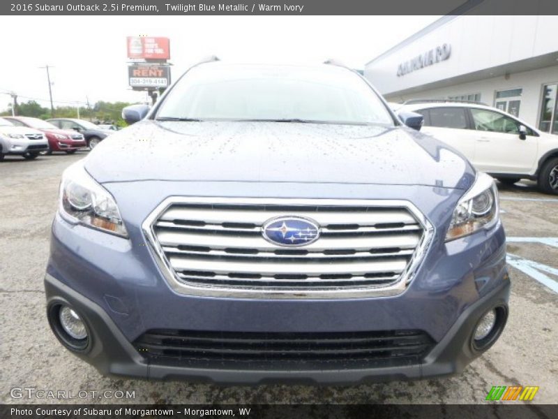 Twilight Blue Metallic / Warm Ivory 2016 Subaru Outback 2.5i Premium