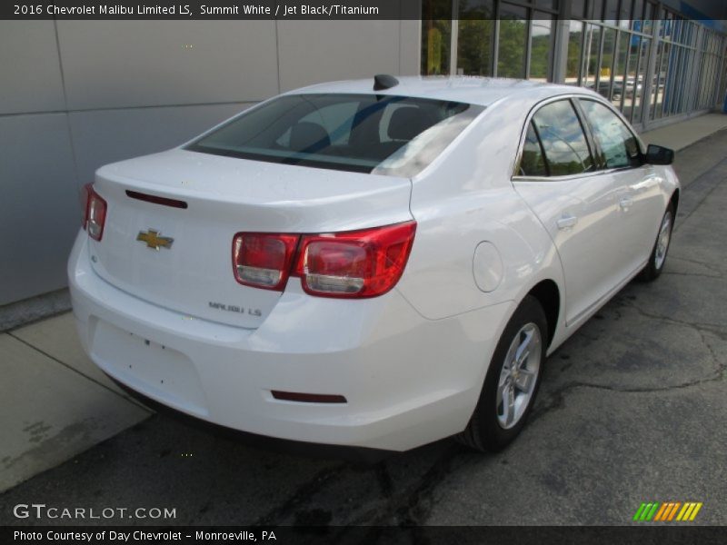 Summit White / Jet Black/Titanium 2016 Chevrolet Malibu Limited LS