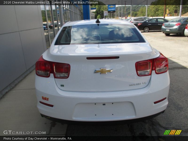Summit White / Jet Black/Titanium 2016 Chevrolet Malibu Limited LS
