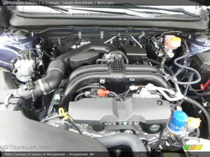  2016 Outback 2.5i Premium Engine - 2.5 Liter DOHC 16-Valve VVT Flat 4 Cylinder