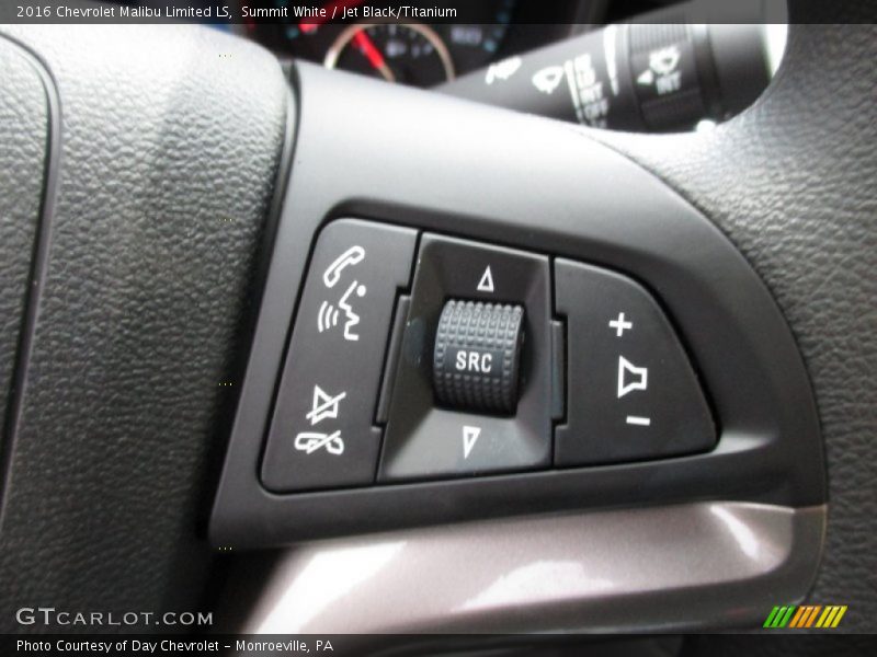 Summit White / Jet Black/Titanium 2016 Chevrolet Malibu Limited LS