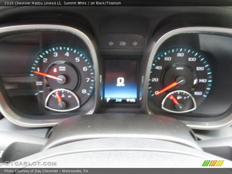Summit White / Jet Black/Titanium 2016 Chevrolet Malibu Limited LS