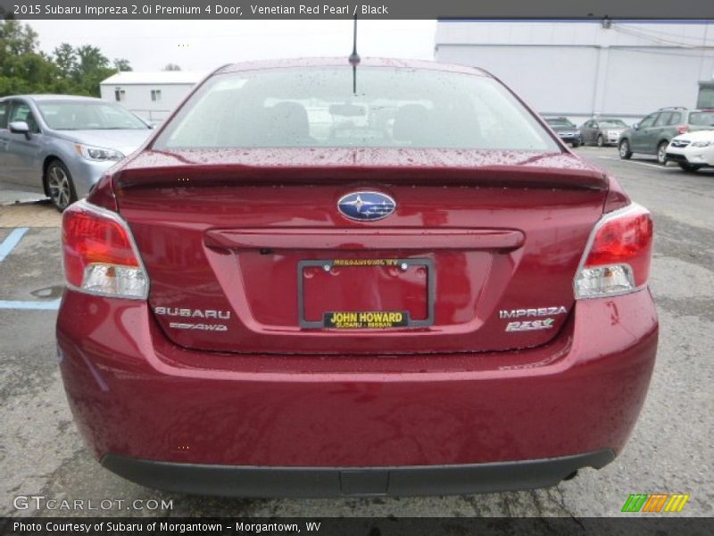 Venetian Red Pearl / Black 2015 Subaru Impreza 2.0i Premium 4 Door