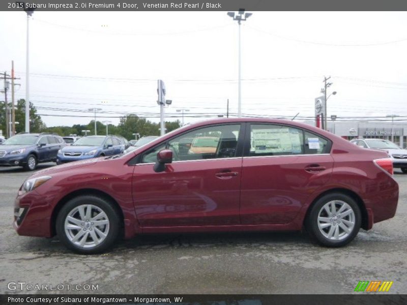 Venetian Red Pearl / Black 2015 Subaru Impreza 2.0i Premium 4 Door