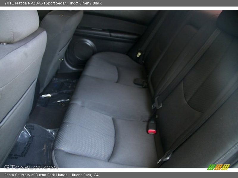 Ingot Silver / Black 2011 Mazda MAZDA6 i Sport Sedan