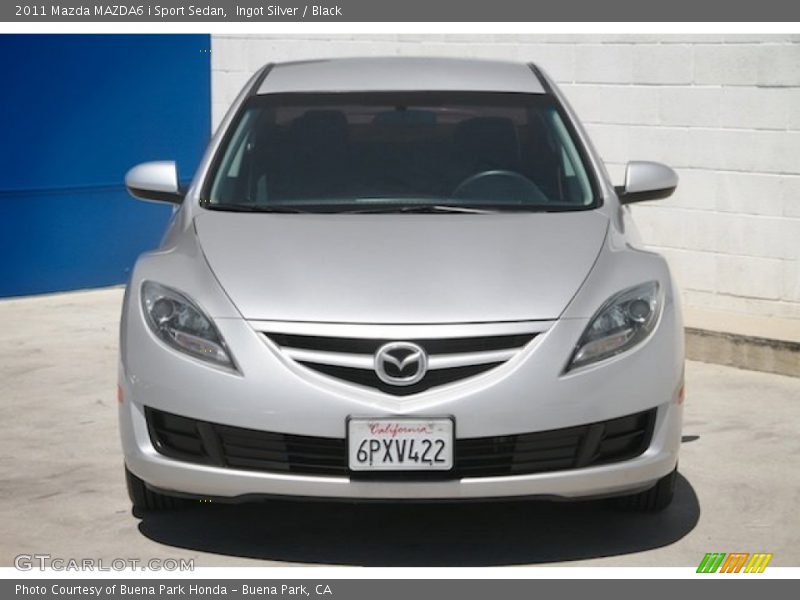 Ingot Silver / Black 2011 Mazda MAZDA6 i Sport Sedan