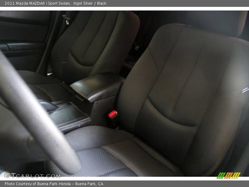 Ingot Silver / Black 2011 Mazda MAZDA6 i Sport Sedan