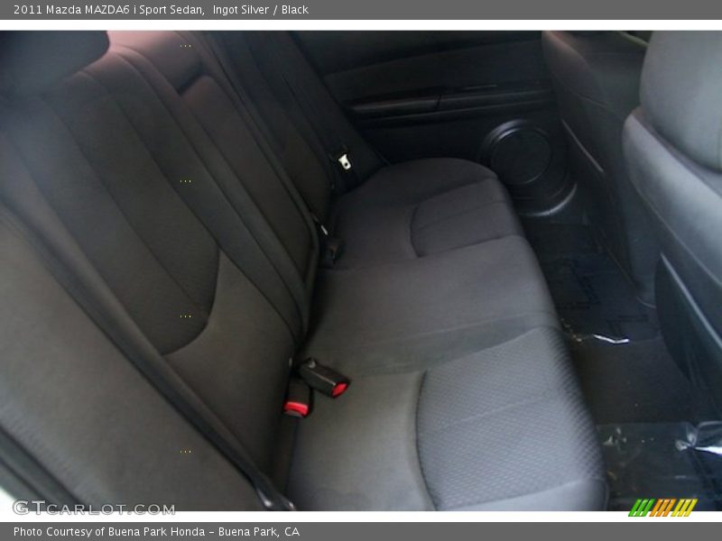 Ingot Silver / Black 2011 Mazda MAZDA6 i Sport Sedan