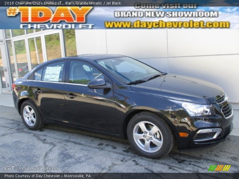 Black Granite Metallic / Jet Black 2016 Chevrolet Cruze Limited LT