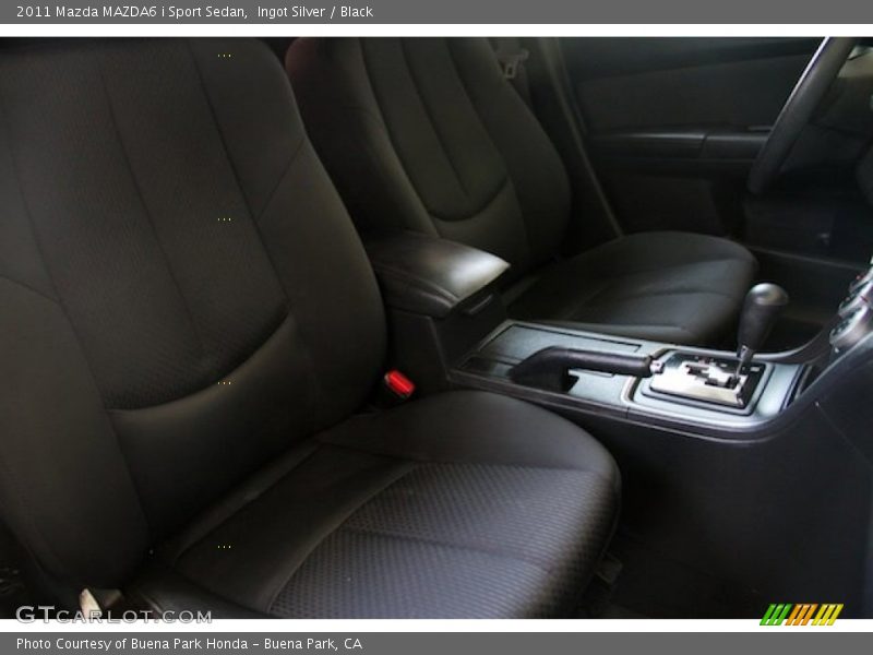 Ingot Silver / Black 2011 Mazda MAZDA6 i Sport Sedan