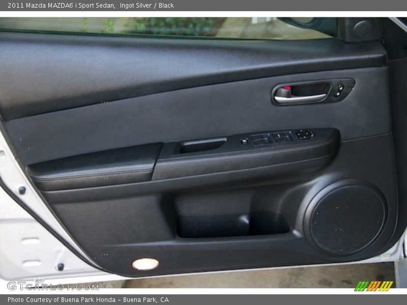 Ingot Silver / Black 2011 Mazda MAZDA6 i Sport Sedan